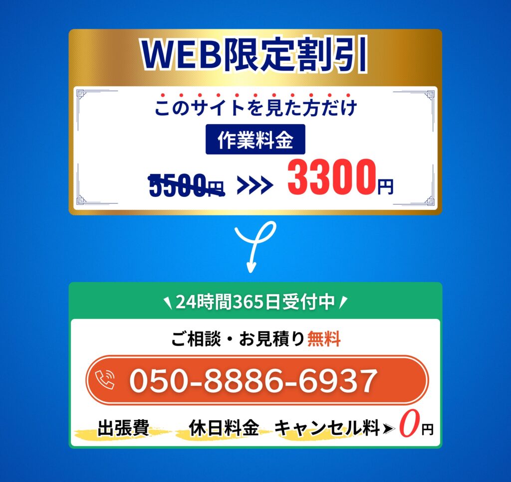 水道修理サービスの価格表です。主な内容をまとめると以下の通りです。  スピード: 最短10分でスタッフが現場に到着
料金: 基本料金は3300円から。休日や深夜の場合は5000円から
自社: 下請け業者は使わず、自社スタッフが直接対応
アフターフォロー: 見積もりは無料で提供。作業完了後のアフターケアも万全
特に料金面に関しては、  レスキュージャパン: 基本料金3300円、深夜・休日5000円
自社: 基本料金4400円
という具体的な金額が示されており、同業他社と比較してリーズナブルな価格設定であることがアピールされています。